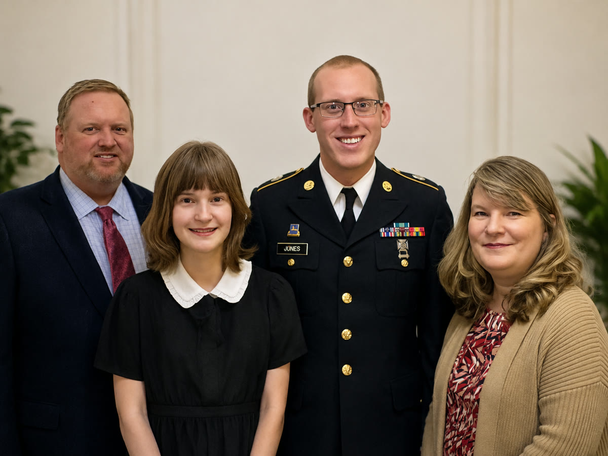 Pastor Michael R. Jones and his family